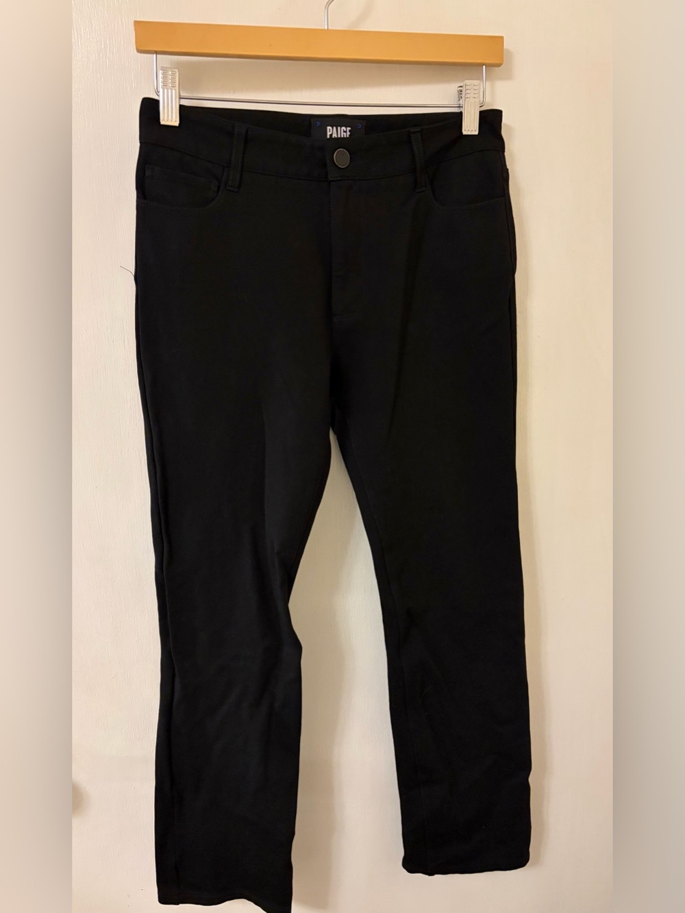 PAIGE Women’s Black Pants — Classic Tailored Fit